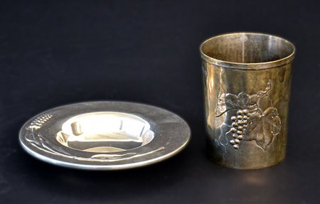 BRANDIMARTE - BICCHIERE E PIATTINO