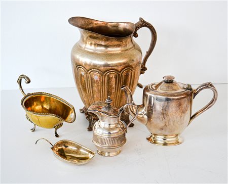 SHEFFIELD E SILVERPLATE D'ARGENTO