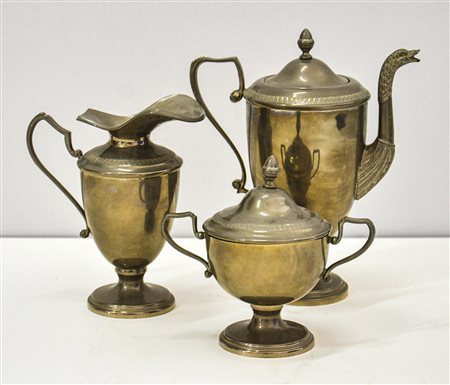 MAM Milano, Servizio caffe silver plated 