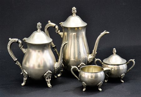 SILVERPLATED SERVIZIO TE E CAFFE' 