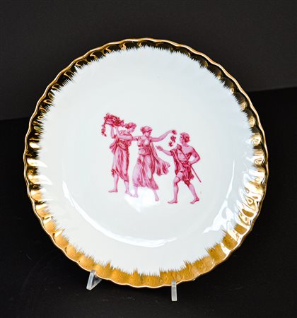 RHEINPFALZ  HARTPORZELLAN GERMANY,
Piatto da parata
