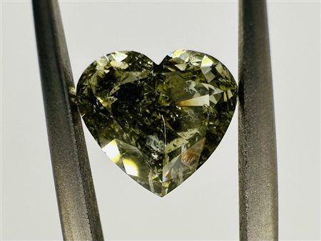 DIAMANTE 1,03 CT ROSA DEBOLE TAGLIO CUORE - CERTIFICATO GIA - MN30207