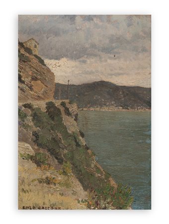 ENZO GAZZONE (1894-1970) - Alassio vista da Capomele