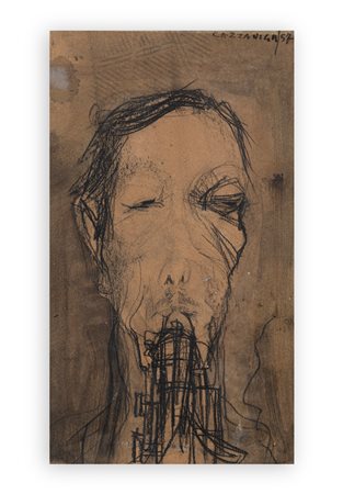 GIANCARLO CAZZANIGA (1930-2013) - Senza Titolo, 1957