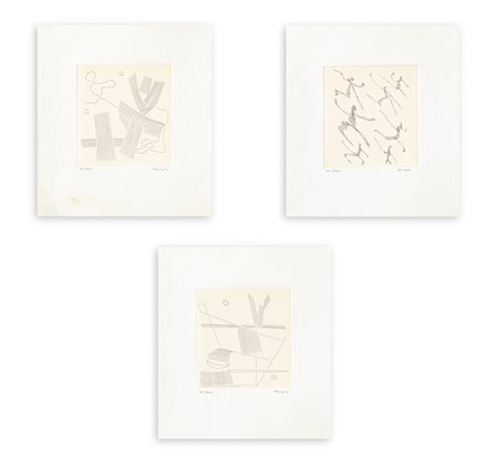 MICHEL SEUPHOR (1901-1999) - Lotto unico composto da 3 opere grafiche