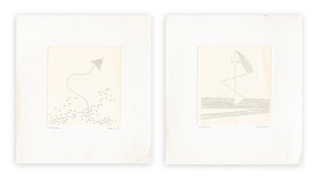 MICHEL SEUPHOR (1901-1999) - Lotto unico composto da 2 opere grafiche