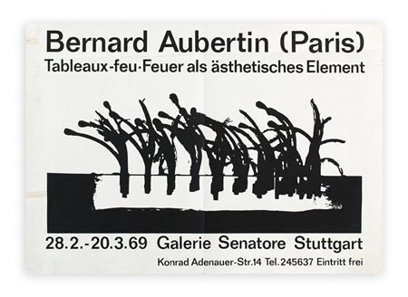 BERNARD AUBERTIN - Tableaux-feu-Feuer als asthetisches Element, 1969