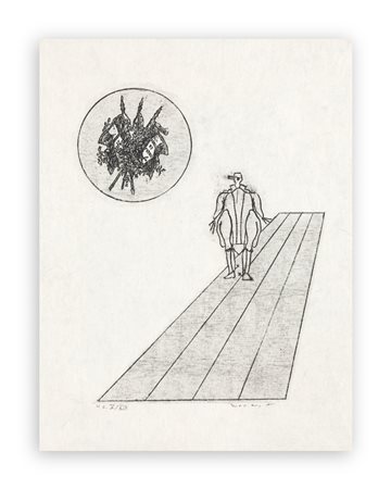 MAX ERNST (1891-1976) - La ballade du soldat