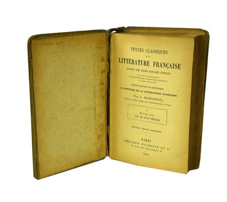 TEXTES CLASSIQUES DE LA LITTERATURE FRANCAISE Hachette, Parigi, 1895 Vol. I -...