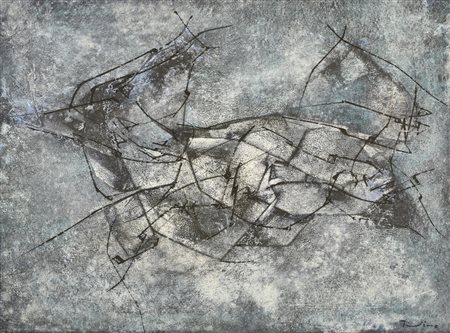 Salvatore Provino ATMOSFERA olio su tela, cm 60x80 firma sul retro: firma...