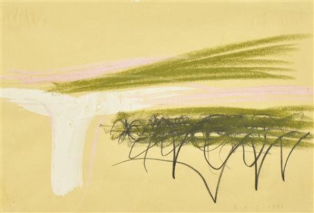 Rodolfo Arico' SENZA TITOLO tecnica mista su carta, cm 18,5x27,5 sigla e data