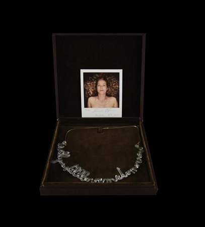 Annee' Olofsson WILL YOU STILL LOVE ME TOMORROW collana in vetro di Murano e...