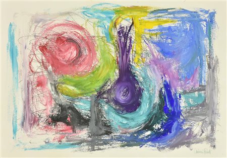 Roberto Andreani SENZA TITOLO tecnica mista su carta, cm 70x100 firma sul...