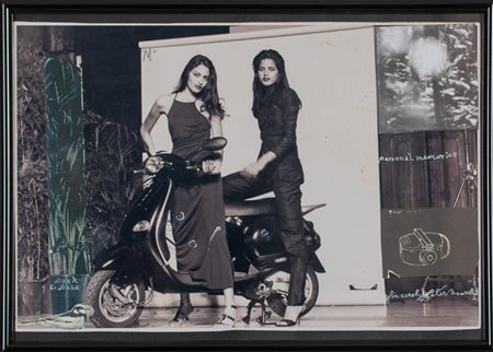 Peter Beard PERSONAL MEMORIES stampa offset, collage, penna e interventi a...