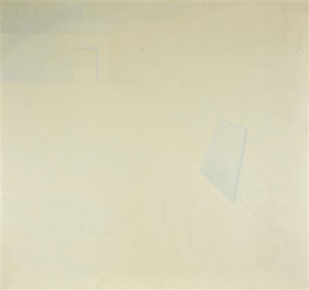 Marco Tiani VERSO IL BIANCO olio su tela, cm 150x150 sul retro: firma e data...