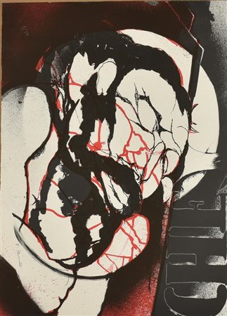 Fernando Farulli CHE Litografia, mm 465x650, su foglio cm 46,5x65,0; es. 9/50