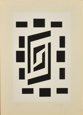 Ignoto COMPOSIZIONE serigrafia, cm 70x51; es. 15/25 indistintamente firmato e...