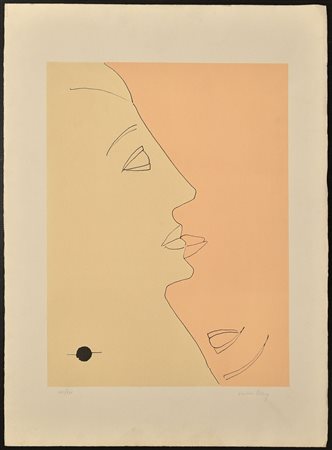 MAN RAY  (1890 - 1976) - Double face ( Marconi 77).