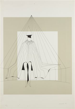 LYNN CHADWICK (1914 - 2003) - One standing figure.