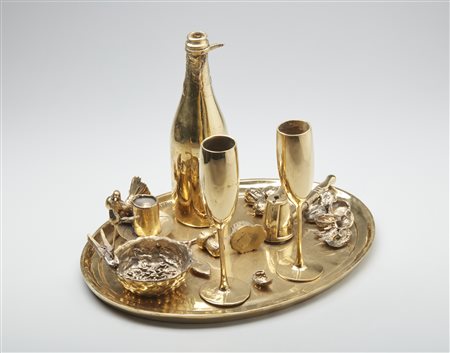 SPOERRI DANIEL (n. 1930) - L'heure bleue.