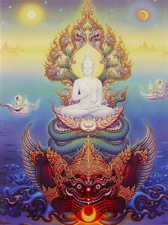 KOSITPIPAT CHALERMCHAI (n. 1955) - The blessing of Lord Buddha. .