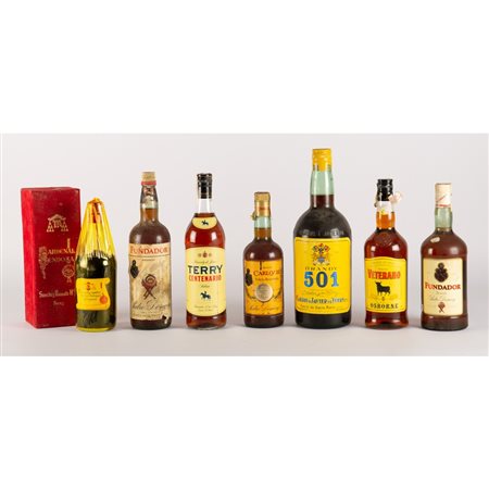 SEI BOTTIGLIE DI BRANDY