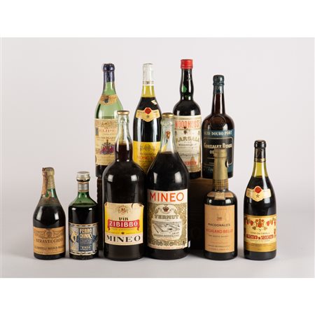 DIECI BOTTIGLIE VARIE