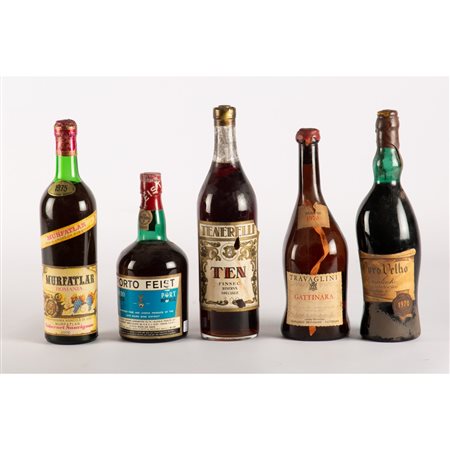 CINQUE BOTTIGLIE VARIE