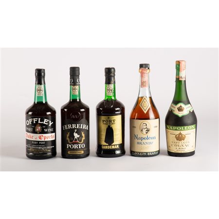 CINQUE BOTTIGLIE VARIE