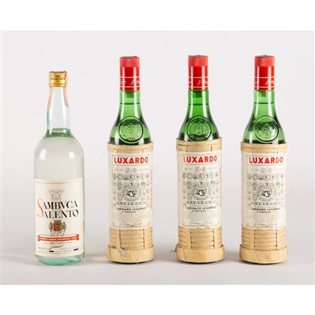 QUATTRO BOTTIGLIE VARIE