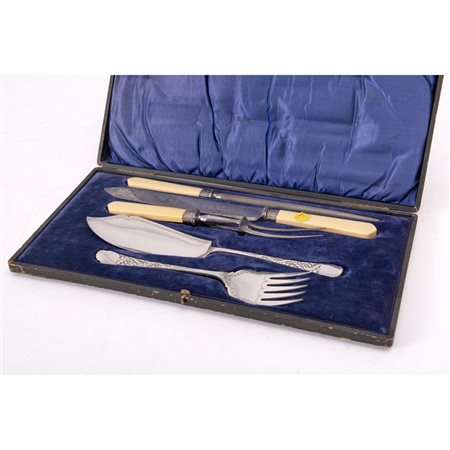 MANIF. INGLESE XX SEC., 2 Coltelli, 2 Forchette e affila coltello