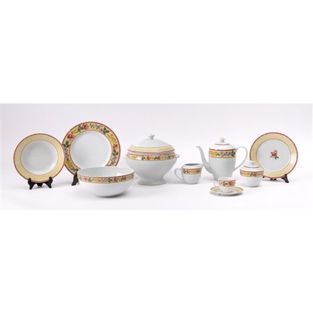 PORCELAINE DE SOLOGNE, Servizio piatti mod. “Sully”