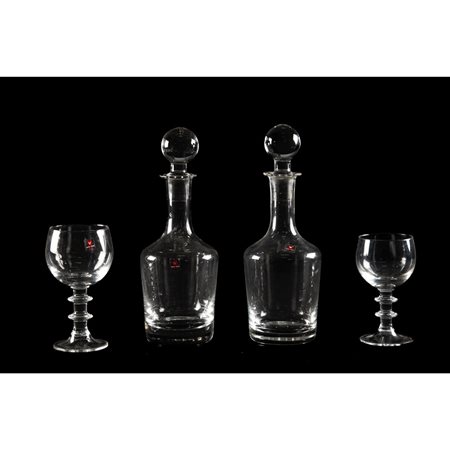 CRISTALLERIA VECRIS, Parte di servizio di bicchieri