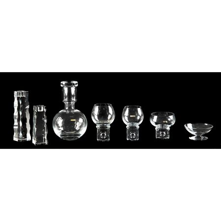 ICHENDORF E ROYAL DE CHAMPAGNE, Servizio bicchieri, 6 Coppe e 2 monocera.