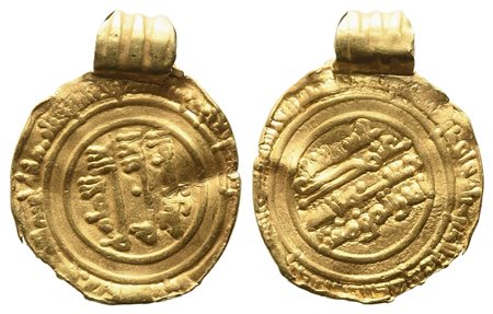 ARAB EMPIRE. Fatimidi. Al-Mansur billah (AH 334-341/AD 946-953). 1/4 Dinar o...