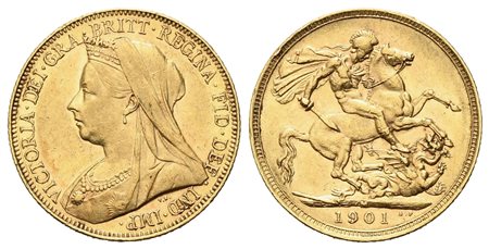 AUSTRALIA. Vittoria (1837-1901). Sterlina 1901. Au (7,99 g). qSPL