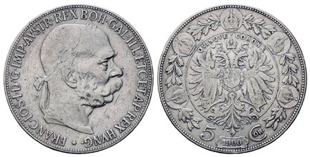AUSTRIA. Francesco Giuseppe (1848-1916). 5 Corone 1900. Ag (23,84 g). BB