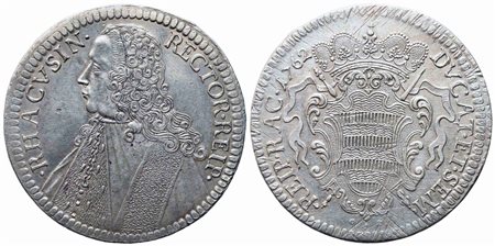 RAGUSA. Repubblica (1592-1806). Tallero rettorale 1762. Ag (28,21 g). Dav....