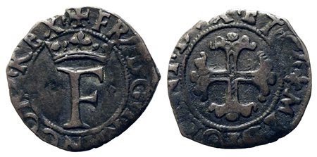 MILANO. Francesco I d'Angouleme (1515-1521) Trillina. Mi (0,97 g). Lettera F...