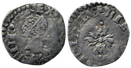 NAPOLI. Regno di Napoli. Filippo II di Spagna (1554-1598). Mezzo carlino. Ag...