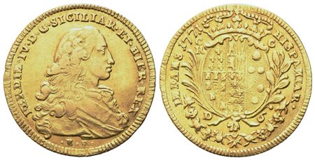 NAPOLI. Regno di Napoli. Ferdinando IV di Borbone (1759-1816). 6 Ducati oro...