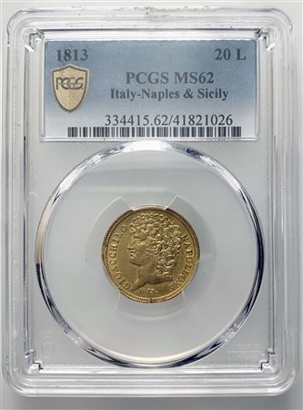 NAPOLI. Regno delle Due Sicilie. Gioacchino Napoleone Murat (1808-1815). 20...