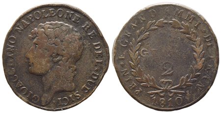 NAPOLI. Regno delle Due Sicilie. Gioacchino Napoleone Murat (1808-1815). 2...