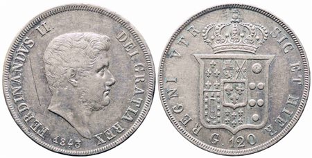 NAPOLI. Regno delle Due Sicilie. Ferdinando II di Borbone (1830-1859)....
