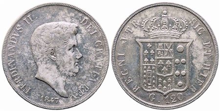 NAPOLI. Regno delle Due Sicilie. Ferdinando II di Borbone (1830-1859)....