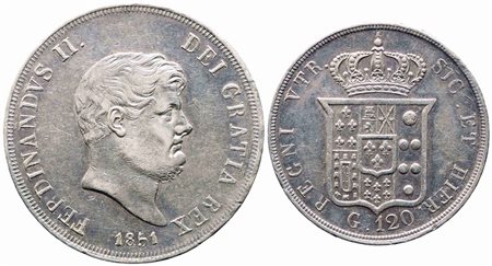 NAPOLI. Regno delle Due Sicilie. Ferdinando II di Borbone (1830-1859)....