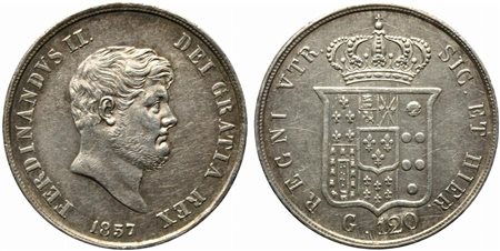 NAPOLI. Regno delle Due Sicilie. Ferdinando II di Borbone (1830-1859)....