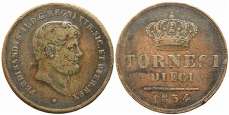 NAPOLI. Regno delle Due Sicilie. Ferdinando II di Borbone (1830-1859). 10...