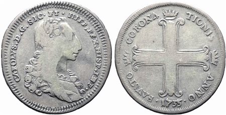 PALERMO. Regno di Sicilia. Carlo di Borbone (1734-1759). 6 tari 1735, senza...