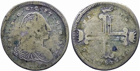 PALERMO. Regno di Sicilia. Carlo di Borbone (1734-1759). 3 tari 1753. Ag...